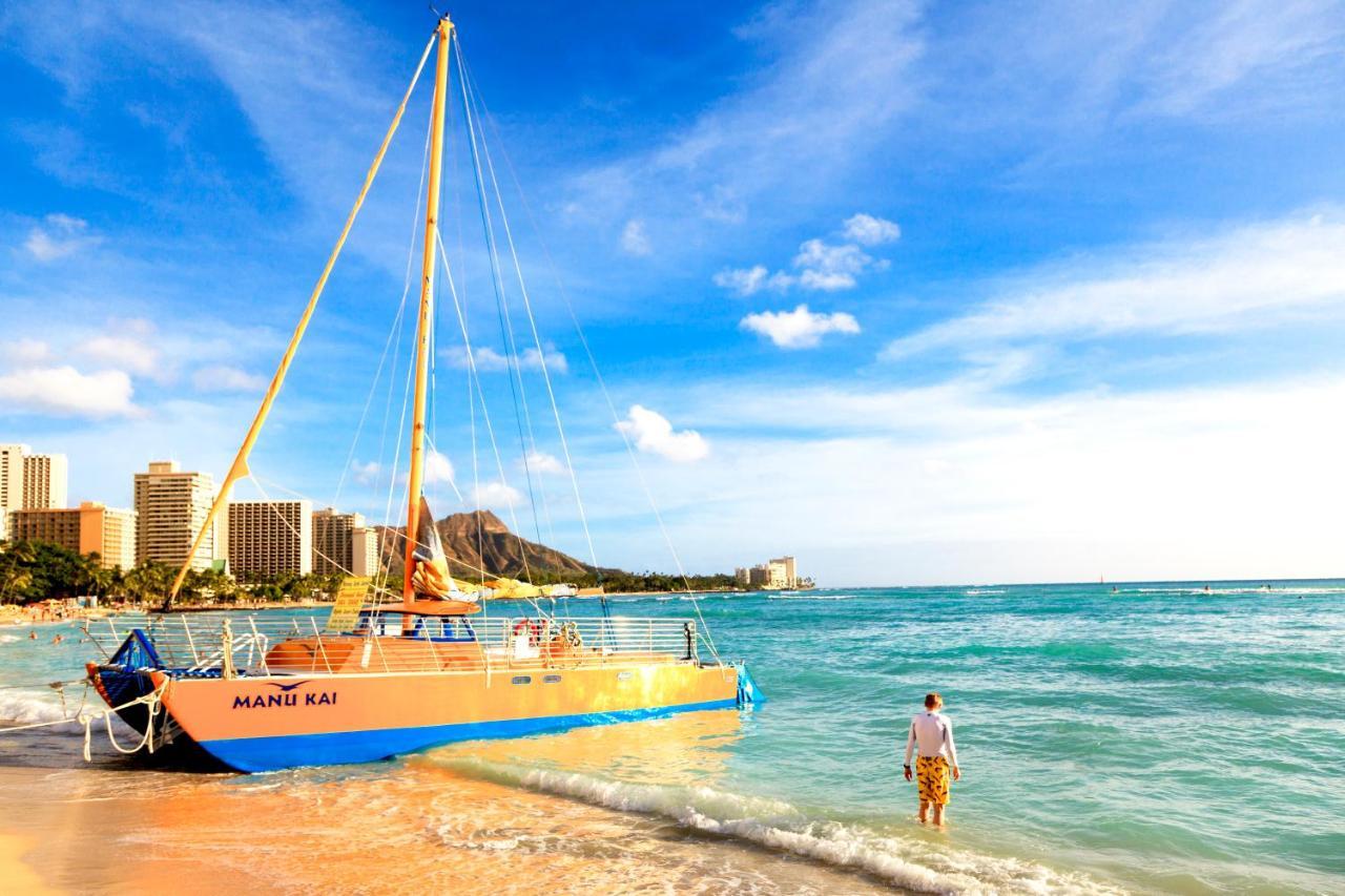 هونولولو Aloha Vibes Await! Stylish Condo At Aloha Surf - Mountain And City Views المظهر الخارجي الصورة